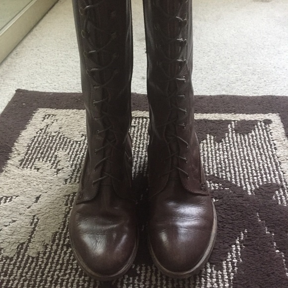 Charles David Rove Leather Riding Boots - Picture 4 of 8